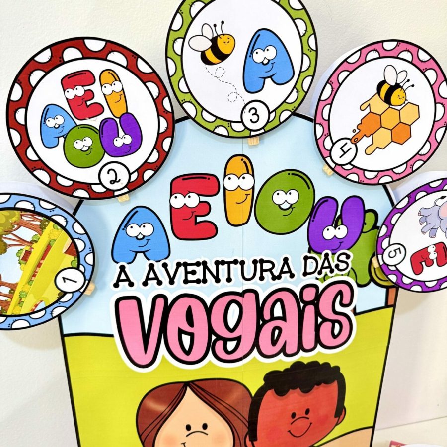 Luva Gigante - A Aventura das Vogais - Alfabetização - Pedagogia de Ideias Luva Gigante - A Aventura das Vogais - Alfabetização