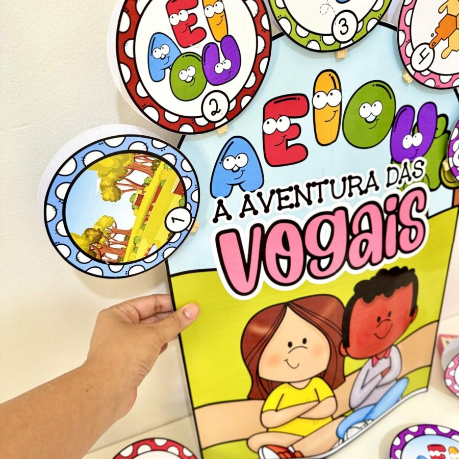 Luva Gigante - A Aventura das Vogais - Alfabetização - Pedagogia de Ideias Luva Gigante - A Aventura das Vogais - Alfabetização