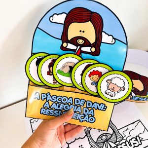 Luva Interativa - A Páscoa de Jesus - Páscoa