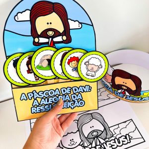 Luva Interativa - A Páscoa de Jesus - Páscoa