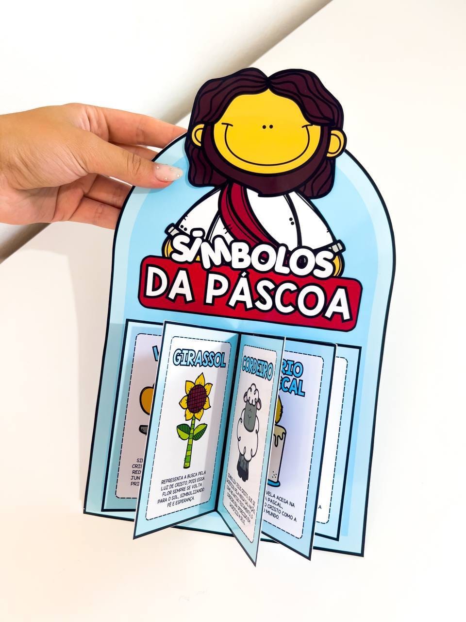 Luva Livro Símbolos da Páscoa - Páscoa - Pedagogia de Ideias Luva Livro Símbolos da Páscoa - Páscoa