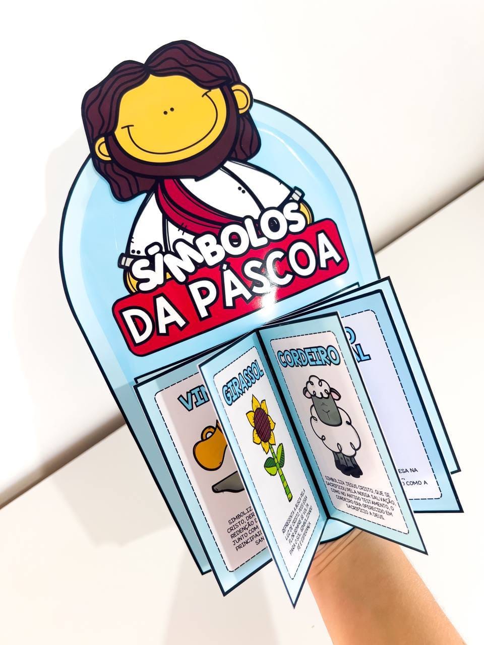 Luva Livro Símbolos da Páscoa - Páscoa - Pedagogia de Ideias Luva Livro Símbolos da Páscoa - Páscoa