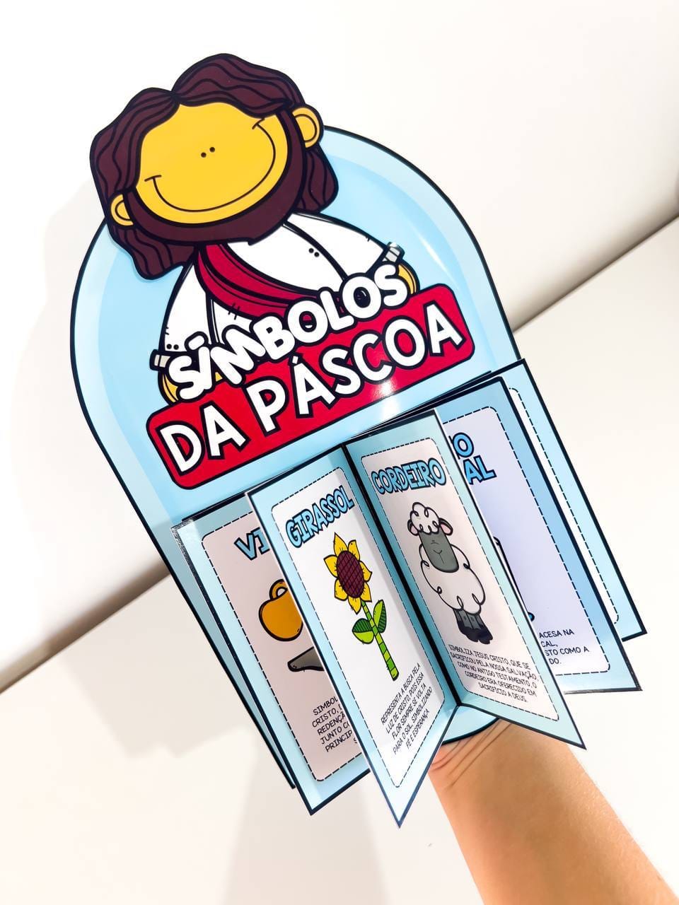 Luva Livro Símbolos da Páscoa - Páscoa - Pedagogia de Ideias Luva Livro Símbolos da Páscoa - Páscoa