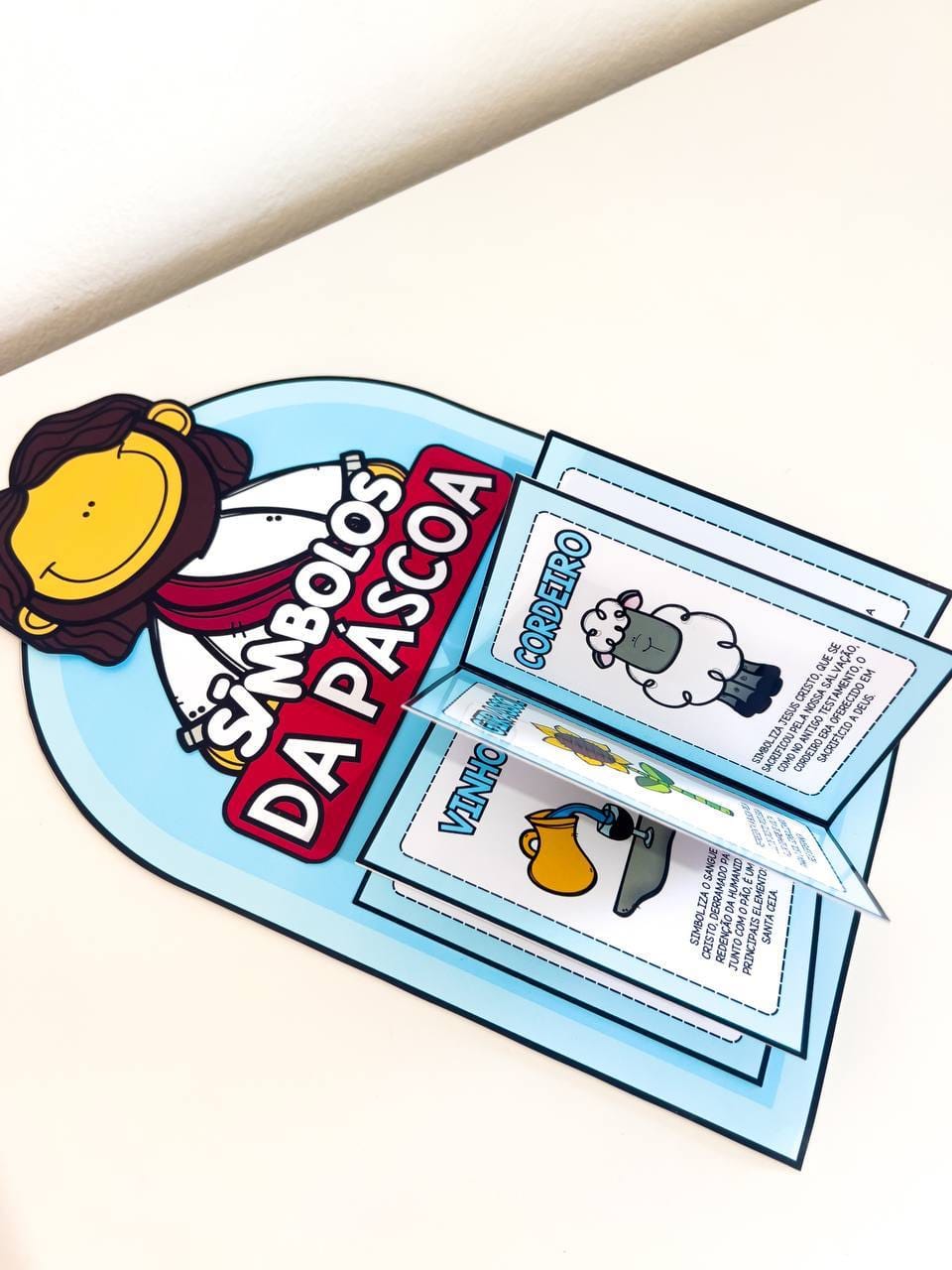 Luva Livro Símbolos da Páscoa - Páscoa - Pedagogia de Ideias Luva Livro Símbolos da Páscoa - Páscoa