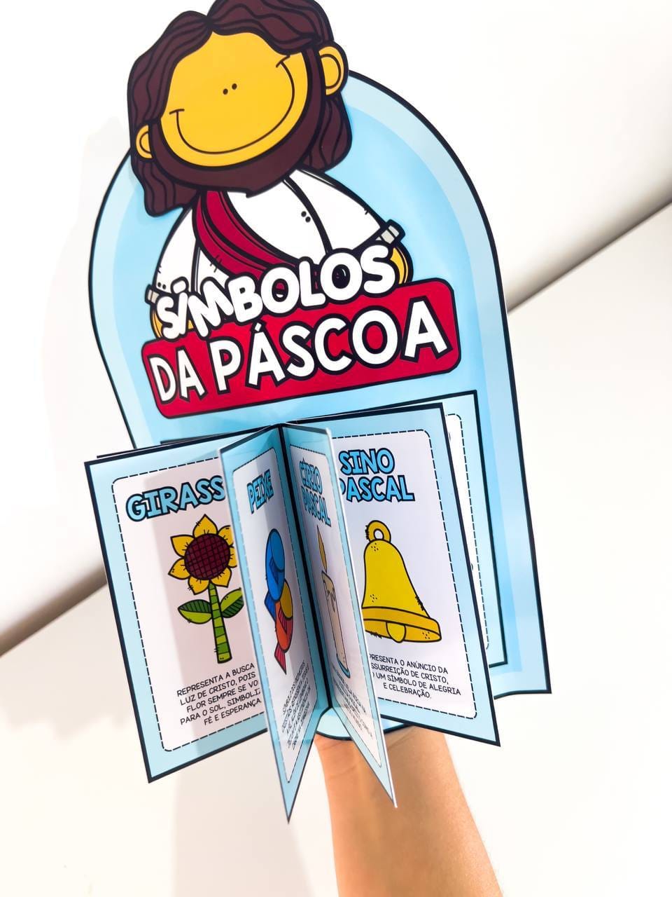 Luva Livro Símbolos da Páscoa - Páscoa - Pedagogia de Ideias Luva Livro Símbolos da Páscoa - Páscoa
