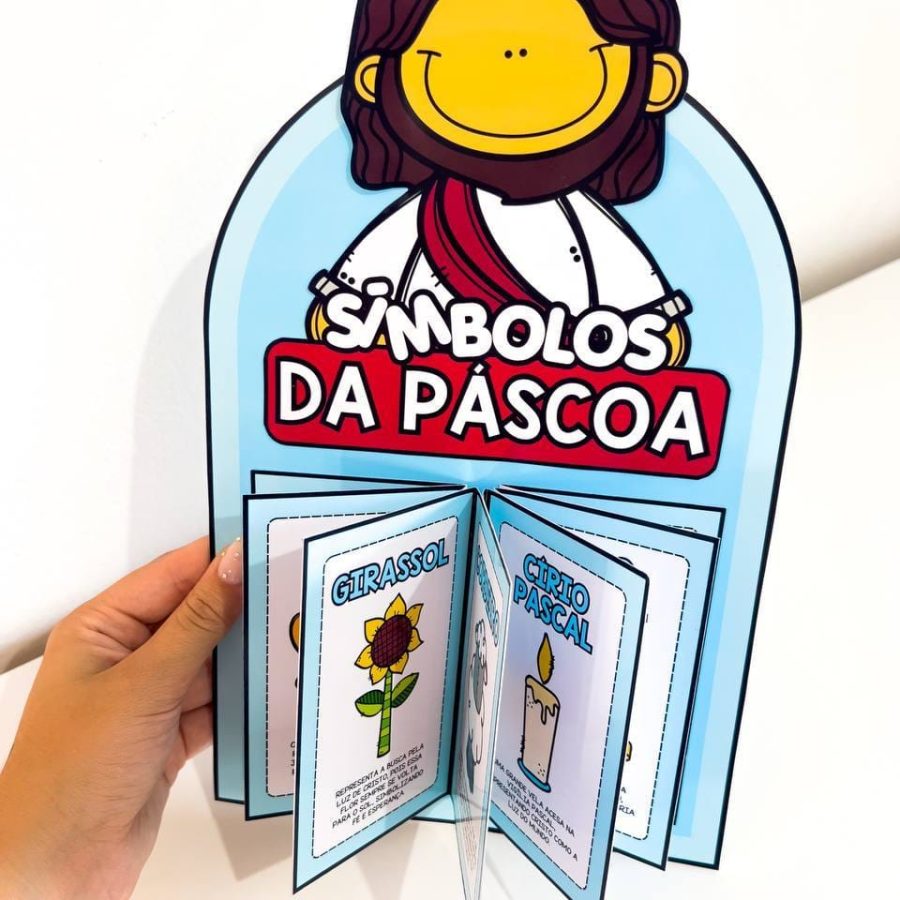 Luva Livro Símbolos da Páscoa - Páscoa