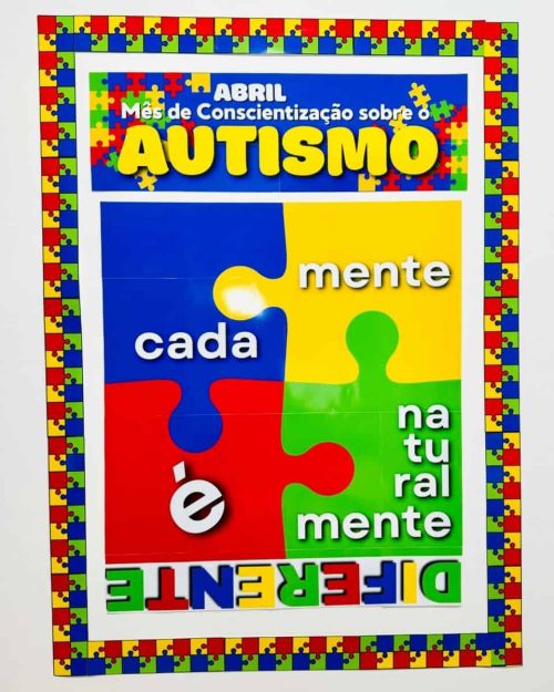 Mural - Autismo - Inclusão e Diversidade