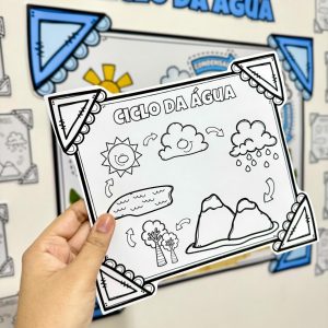 Mural - Ciclo da Água - Dia da Água - Pedagogia de Ideias Mural - Ciclo da Água - Dia da Água