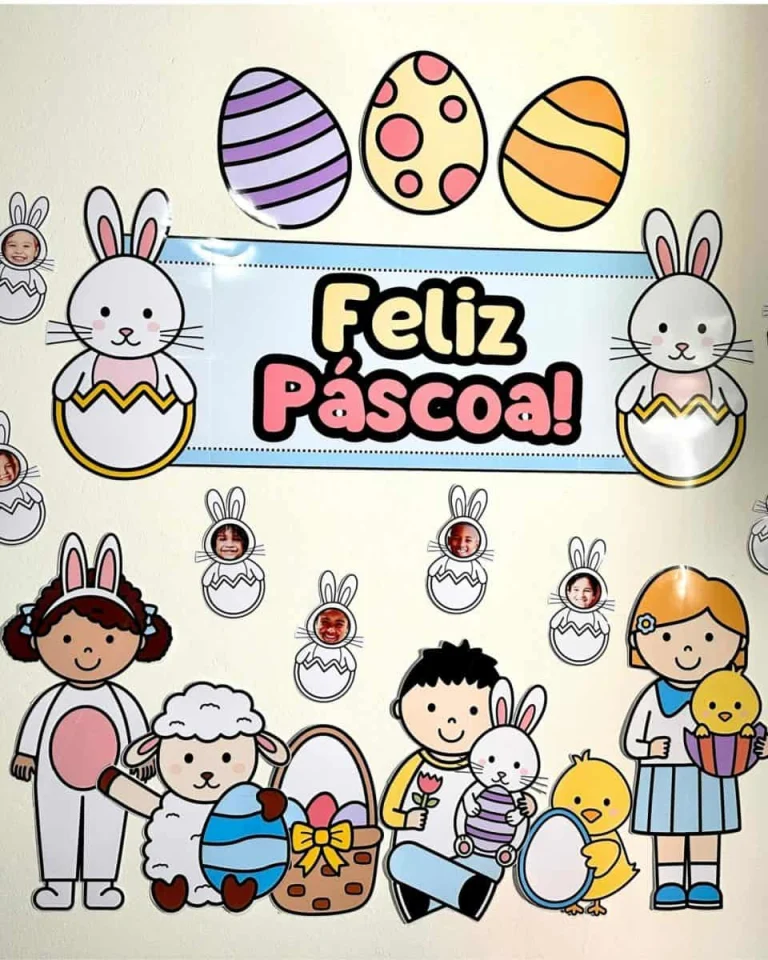 Painel Interativo de Páscoa com Fotos — foto 5