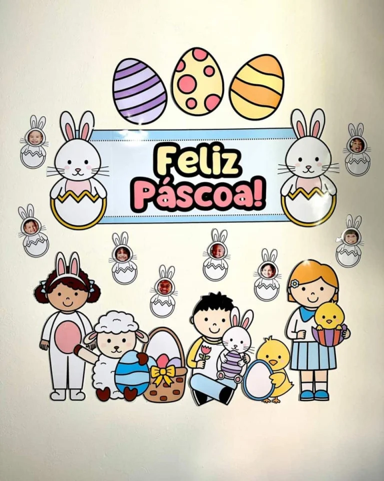 Painel Interativo de Páscoa com Fotos — foto 1