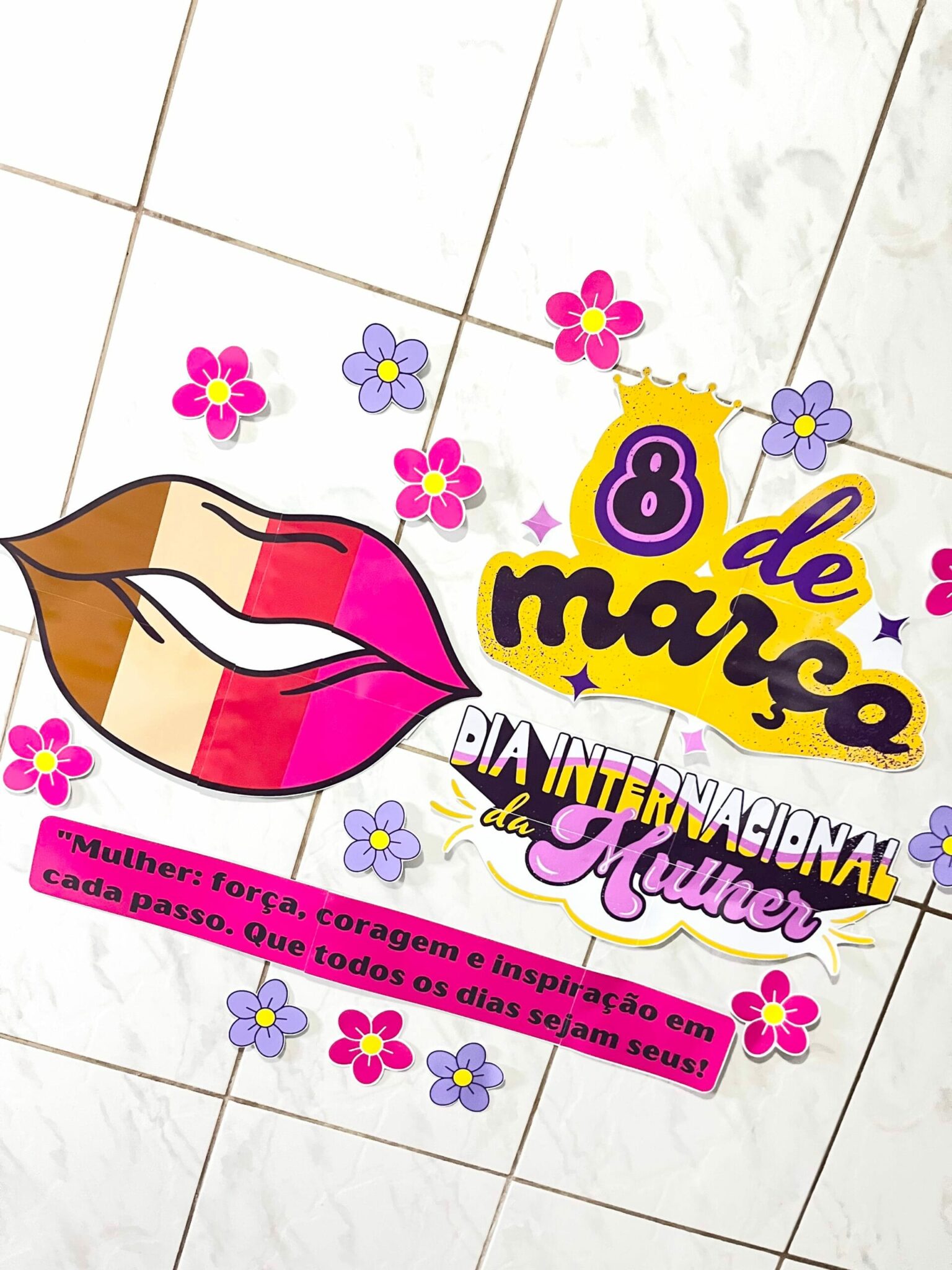 Painel - Dia da Mulher - Dia Internacional da Mulher