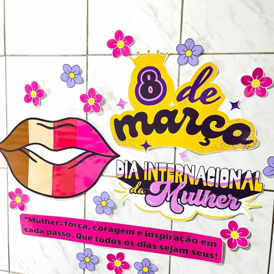 Painel - Dia da Mulher - Dia Internacional da Mulher - Pedagogia de Ideias Painel - Dia da Mulher - Dia Internacional da Mulher