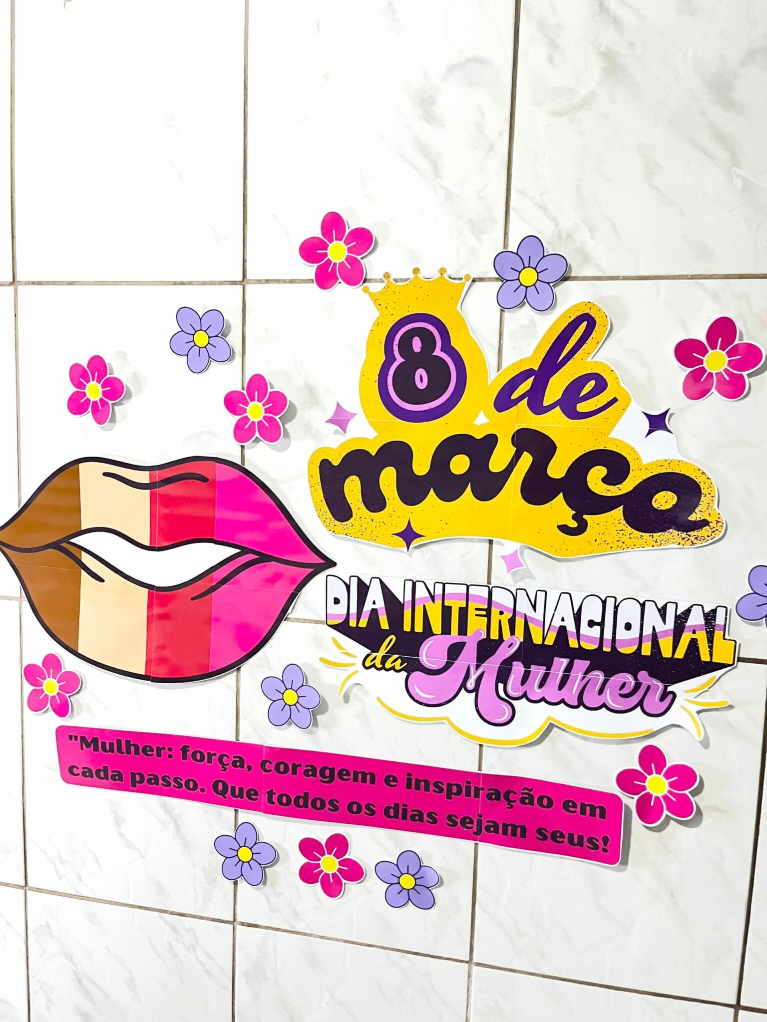 Painel - Dia da Mulher - Dia Internacional da Mulher