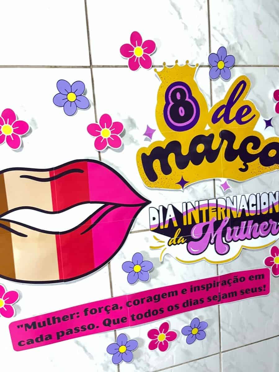 Painel - Dia da Mulher - Dia Internacional da Mulher