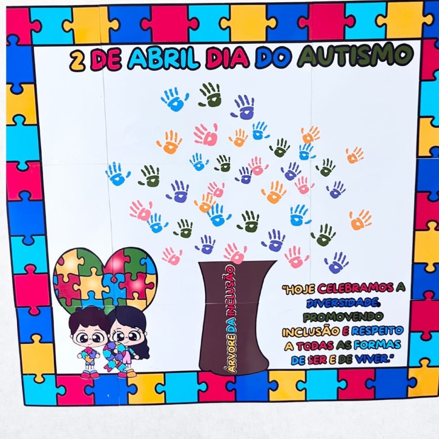Painel Dia do Autismo – Árvore da Inclusão - Inclusão e Diversidade - Pedagogia de Ideias Painel Dia do Autismo – Árvore da Inclusão - Inclusão e Diversidade