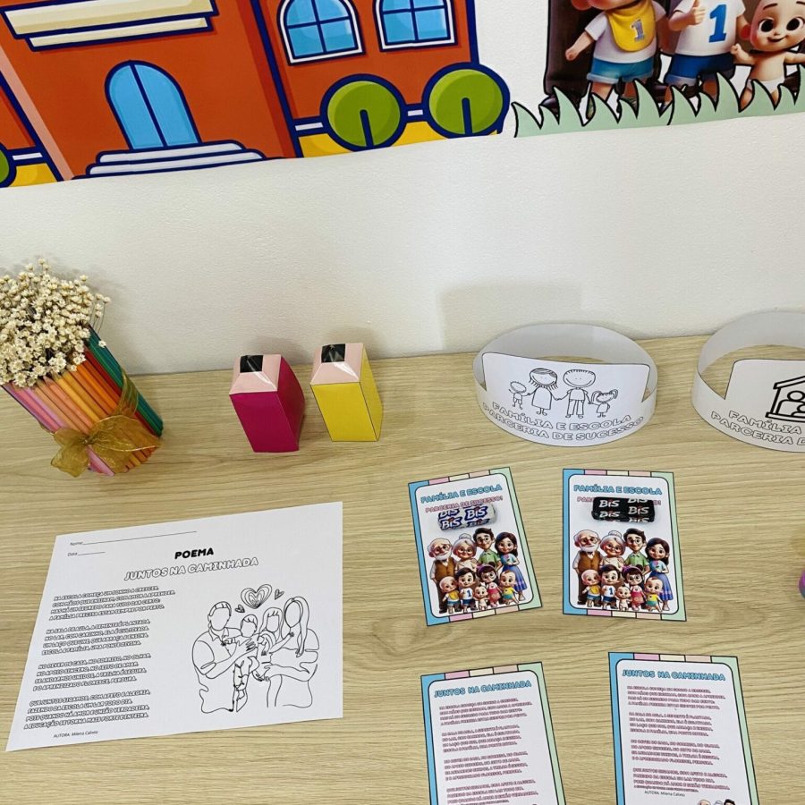 Painel - Família e Escola - Apoio Visual - Pedagogia de Ideias Painel - Família e Escola - Apoio Visual