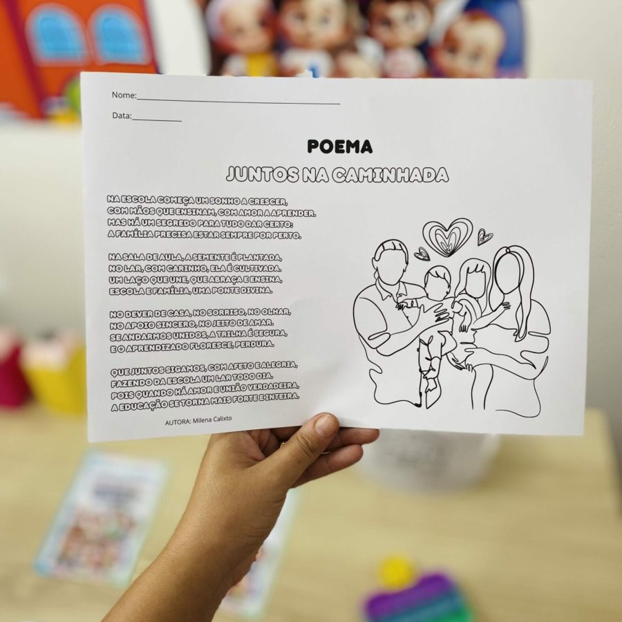 Painel - Família e Escola - Apoio Visual - Pedagogia de Ideias Painel - Família e Escola - Apoio Visual