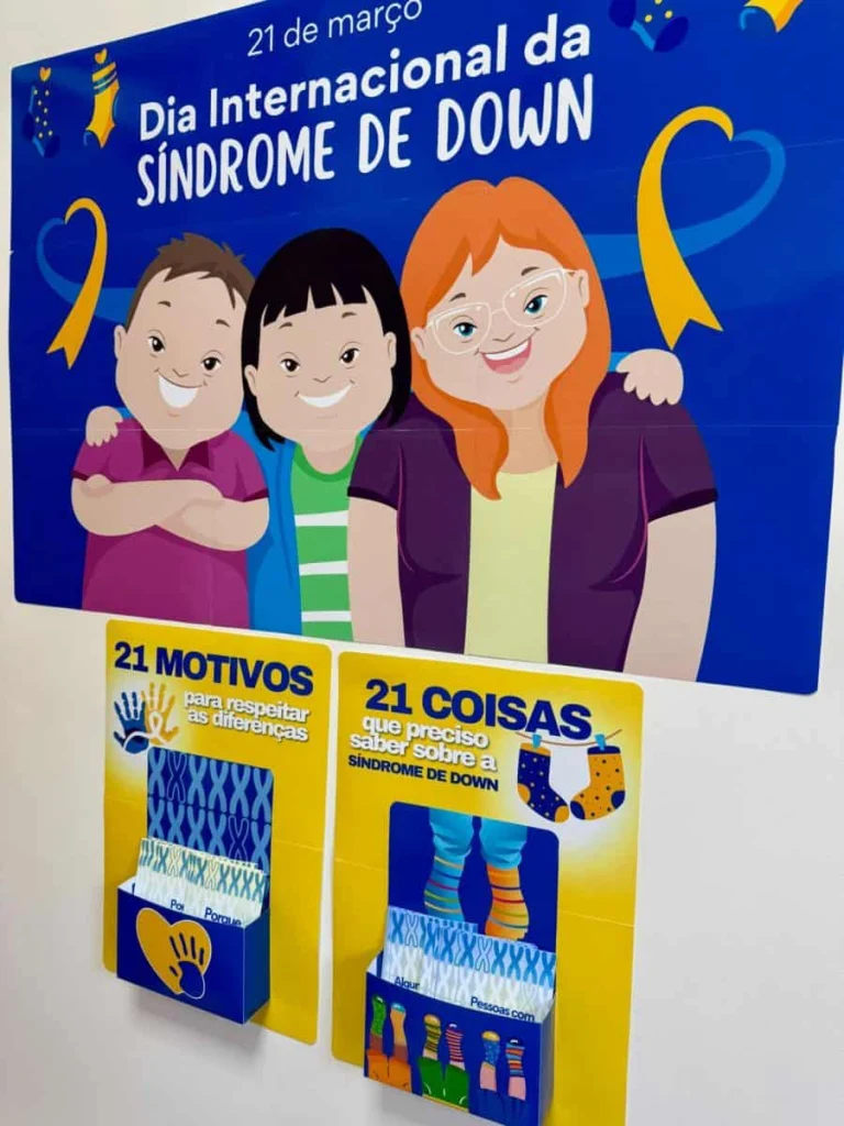 Painel Informativo Síndrome de Down com 21 Cartas — foto 5