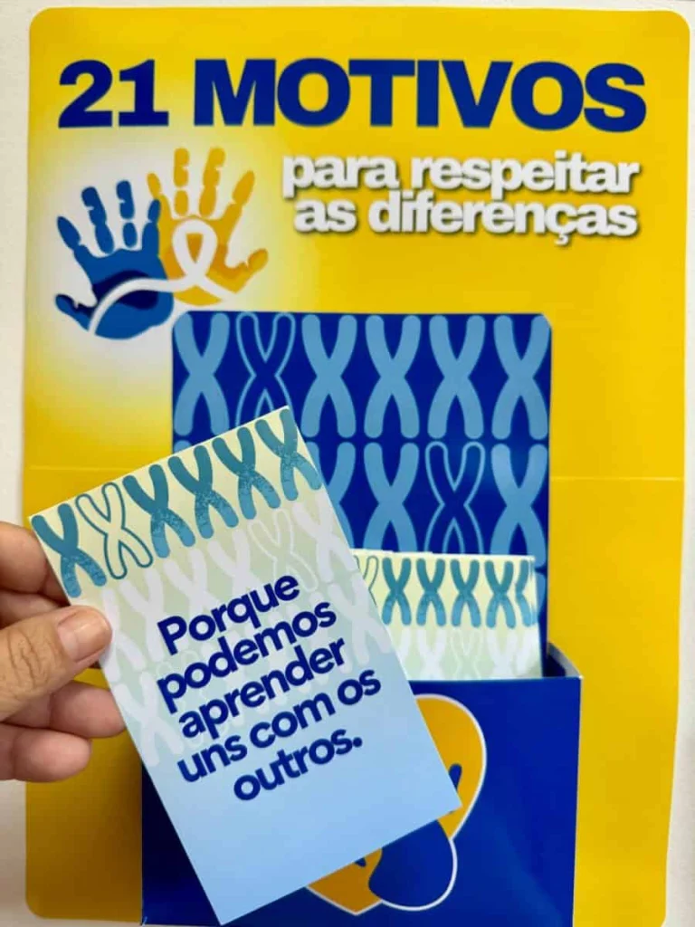 Painel Informativo Síndrome de Down com 21 Cartas — foto 7