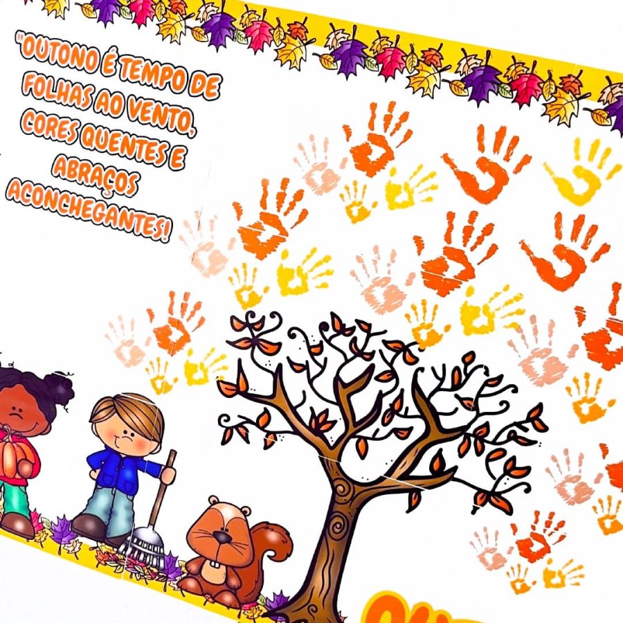 Painel Interativo do Outono - Outono - Pedagogia de Ideias Painel Interativo do Outono - Outono