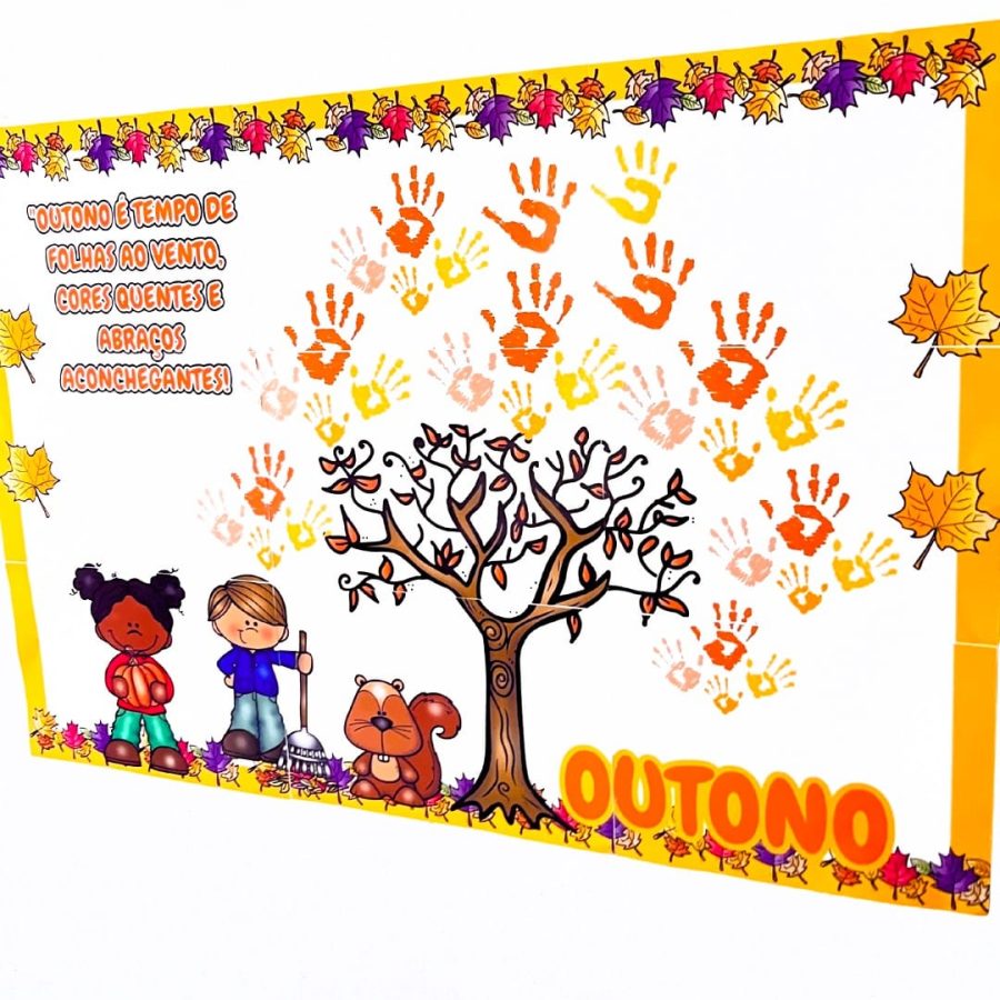 Painel Interativo do Outono - Outono - Pedagogia de Ideias Painel Interativo do Outono - Outono
