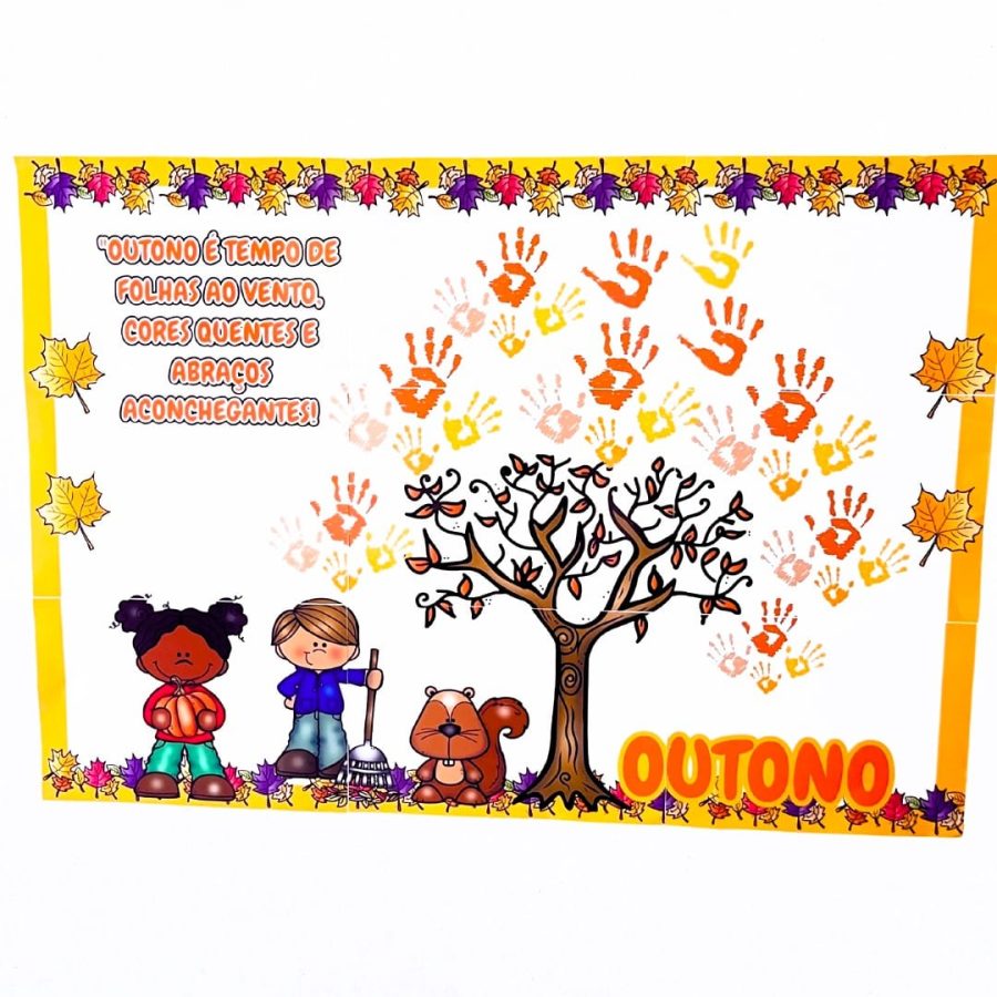 Painel Interativo do Outono - Outono - Pedagogia de Ideias Painel Interativo do Outono - Outono