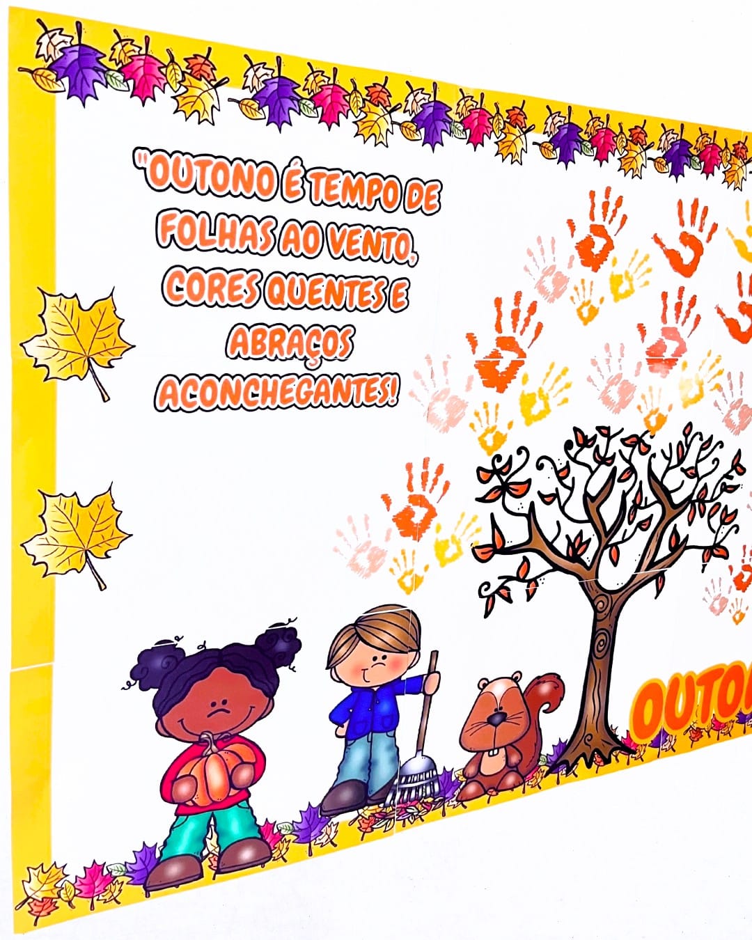 Painel Interativo do Outono - Outono