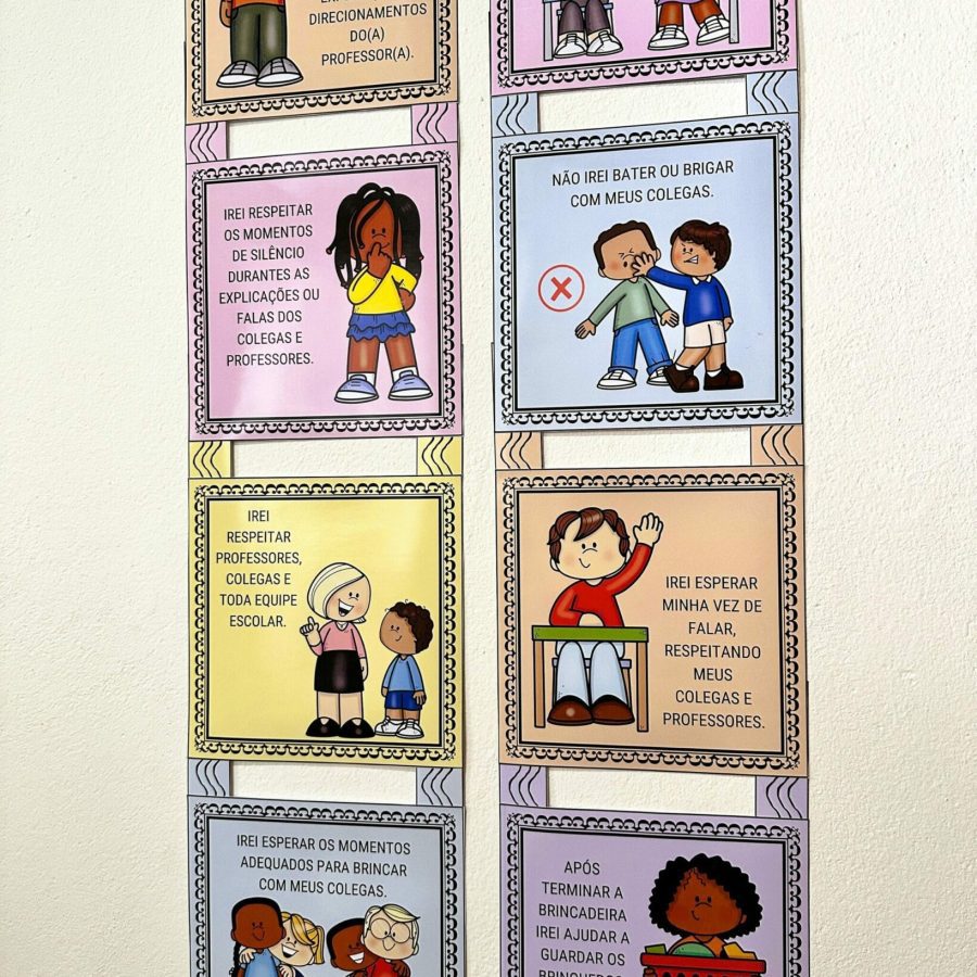 Painel Nossos Combinados - Apoio Visual - Pedagogia de Ideias Painel Nossos Combinados - Apoio Visual