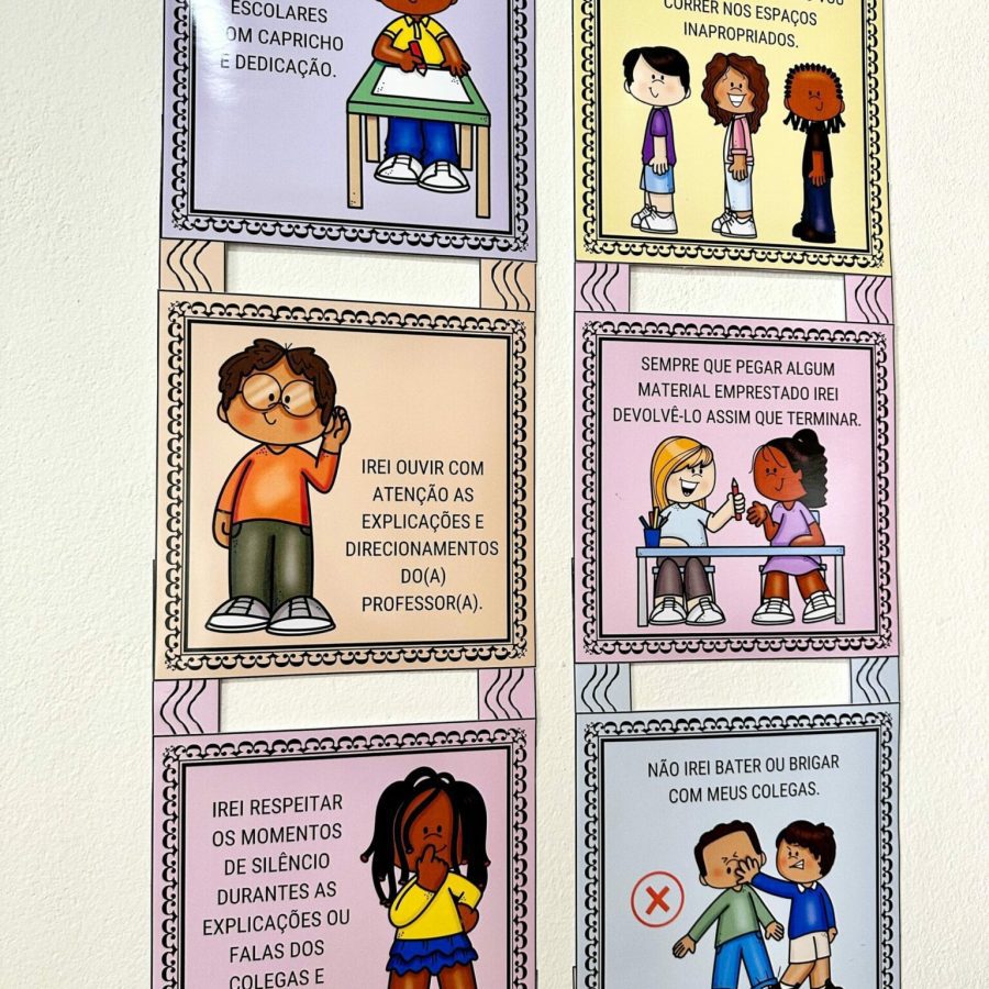 Painel Nossos Combinados - Apoio Visual - Pedagogia de Ideias Painel Nossos Combinados - Apoio Visual