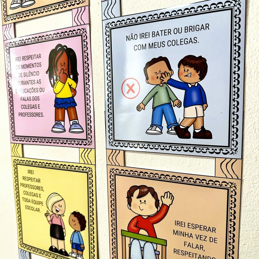 Painel Nossos Combinados - Apoio Visual - Pedagogia de Ideias Painel Nossos Combinados - Apoio Visual