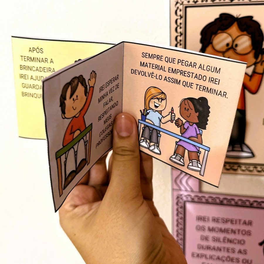 Painel Nossos Combinados - Apoio Visual - Pedagogia de Ideias Painel Nossos Combinados - Apoio Visual