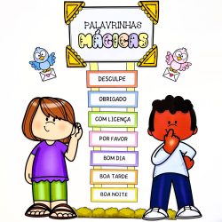 Painel Palavrinhas Mágicas - Apoio Visual