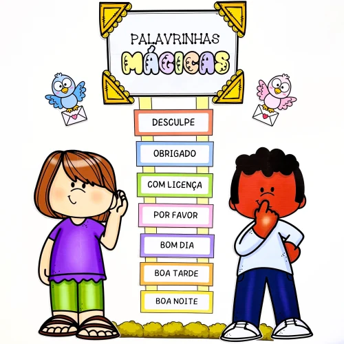 Painel Palavrinhas Mágicas - Apoio Visual