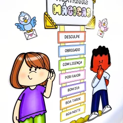 Palavrinhas mágicas para educação infantil e ensino fundamental.