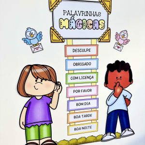 Painel Palavrinhas Mágicas - tegoria%