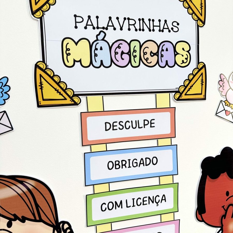 Painel Palavrinhas Mágicas - Apoio Visual - Pedagogia de Ideias Painel Palavrinhas Mágicas - Apoio Visual