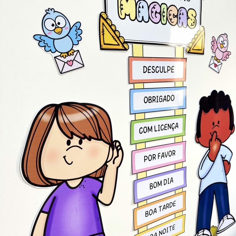 Painel Palavrinhas Mágicas - Apoio Visual - Pedagogia de Ideias Painel Palavrinhas Mágicas - Apoio Visual