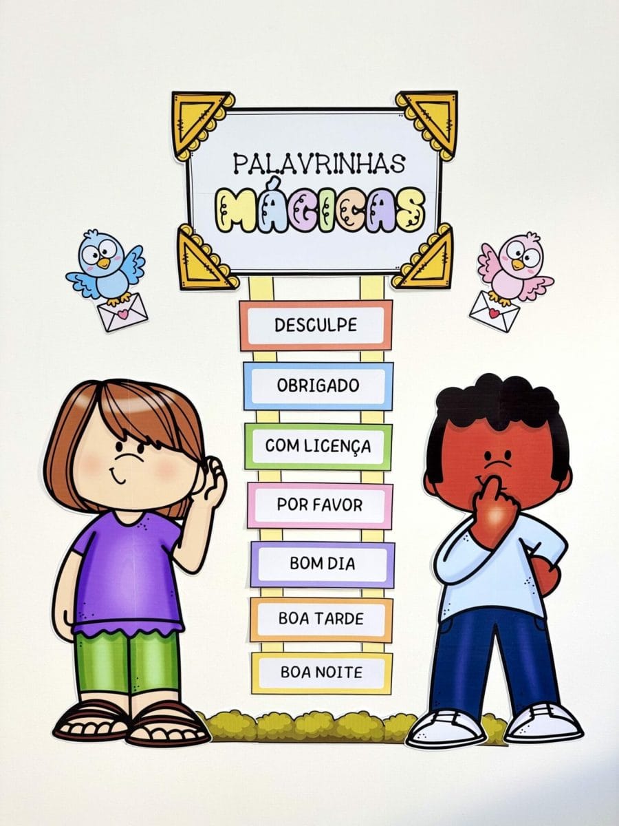 Painel Palavrinhas Mágicas - Apoio Visual