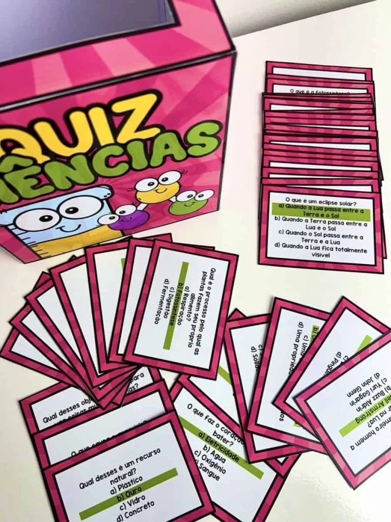 Quiz de Ciências com 36 Fichas — foto 2