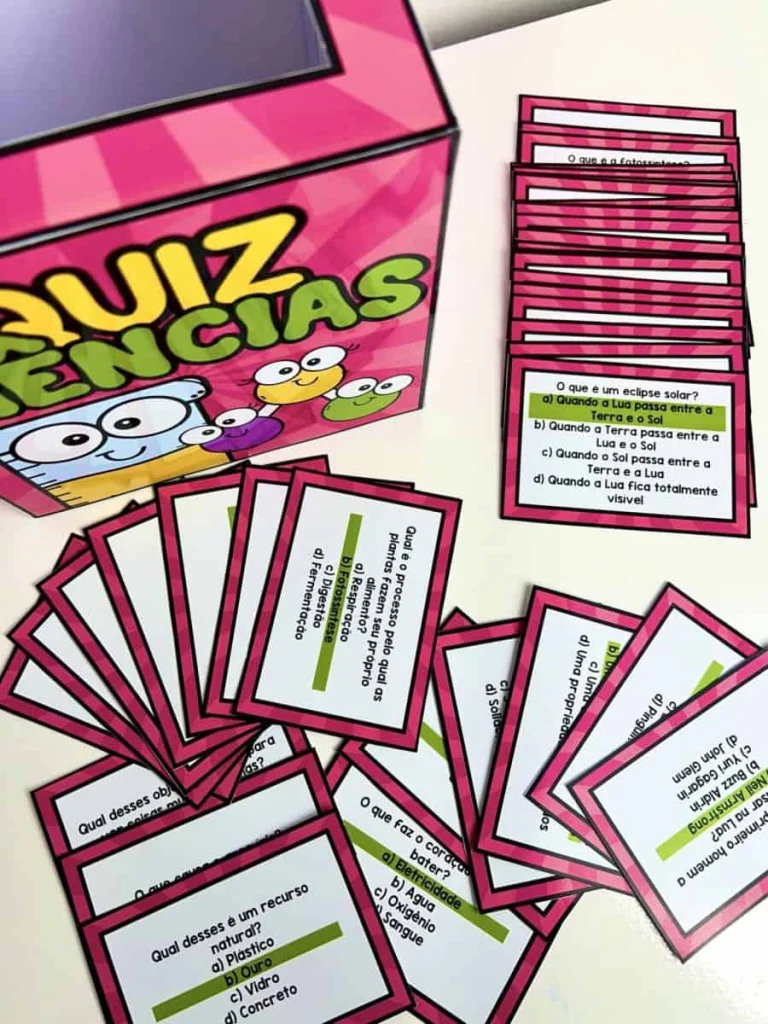 Quiz de Ciências com 36 Fichas — foto 3