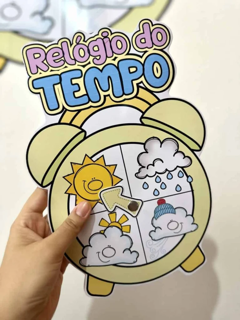 Relógio do Tempo Interativo em Dois Tamanhos — foto 3