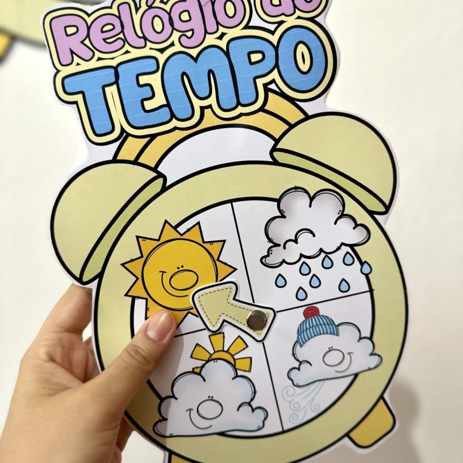 Relógio do Tempo Interativo - Apoio Visual - Pedagogia de Ideias Relógio do Tempo Interativo - Apoio Visual