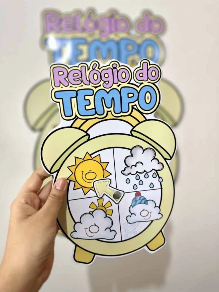 Relógio do Tempo Interativo em Dois Tamanhos — foto 1
