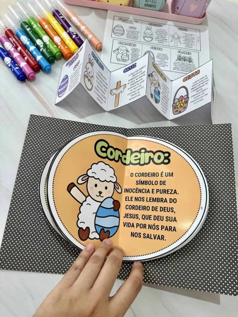 Símbolos da Páscoa Livro e Livrinho — foto 12