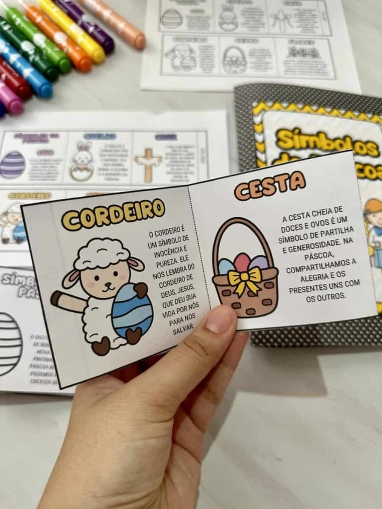 Símbolos da Páscoa Livro e Livrinho — foto 18