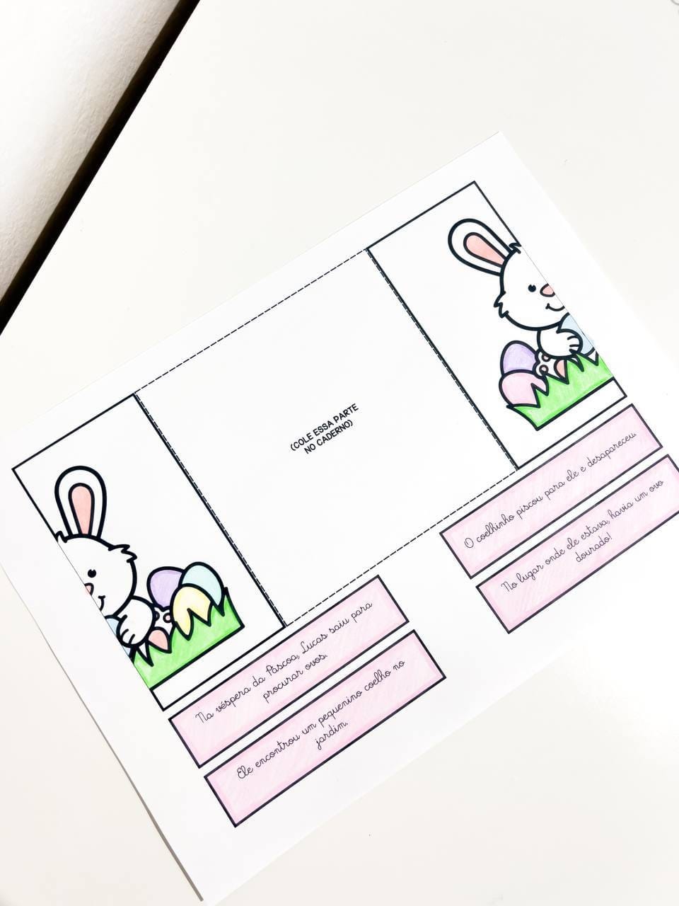 Textos Fatiados de Páscoa (Letra Cursiva) - Páscoa - Pedagogia de Ideias Textos Fatiados de Páscoa (Letra Cursiva) - Páscoa