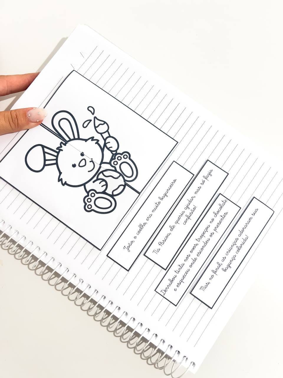 Textos Fatiados de Páscoa (Letra Cursiva) - Páscoa - Pedagogia de Ideias Textos Fatiados de Páscoa (Letra Cursiva) - Páscoa