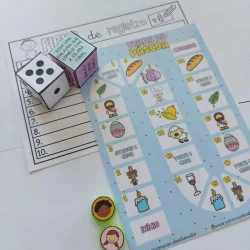 Atividades de Páscoa para crianças com desenhos e jogos educativos.
