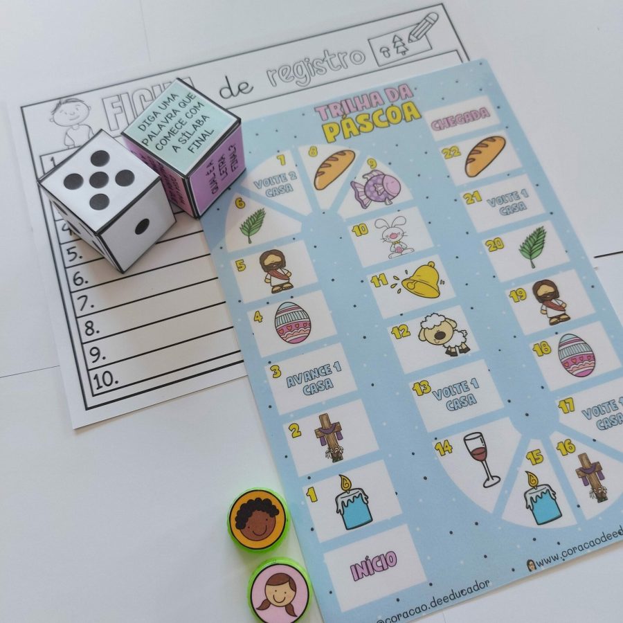 Trilha da Páscoa - Páscoa - Pedagogia de Ideias Trilha da Páscoa - Páscoa