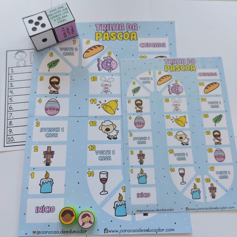 Trilha da Páscoa - Páscoa - Pedagogia de Ideias Trilha da Páscoa - Páscoa